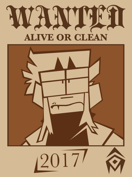this wanted poster is steve steel stevenson. he is here for the same reasons leon is. he is a guy with short bleached white hair and long sideburns. he wears big glasses and has a scar on his lip. he wears a turtleneck sweater.